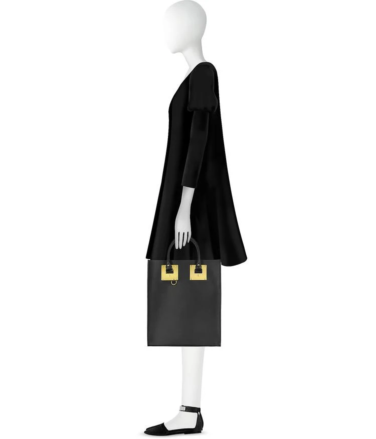 商品Sophie Hulme|黑色Albion迷你托特包,价格¥6836,第3张图片详细描述