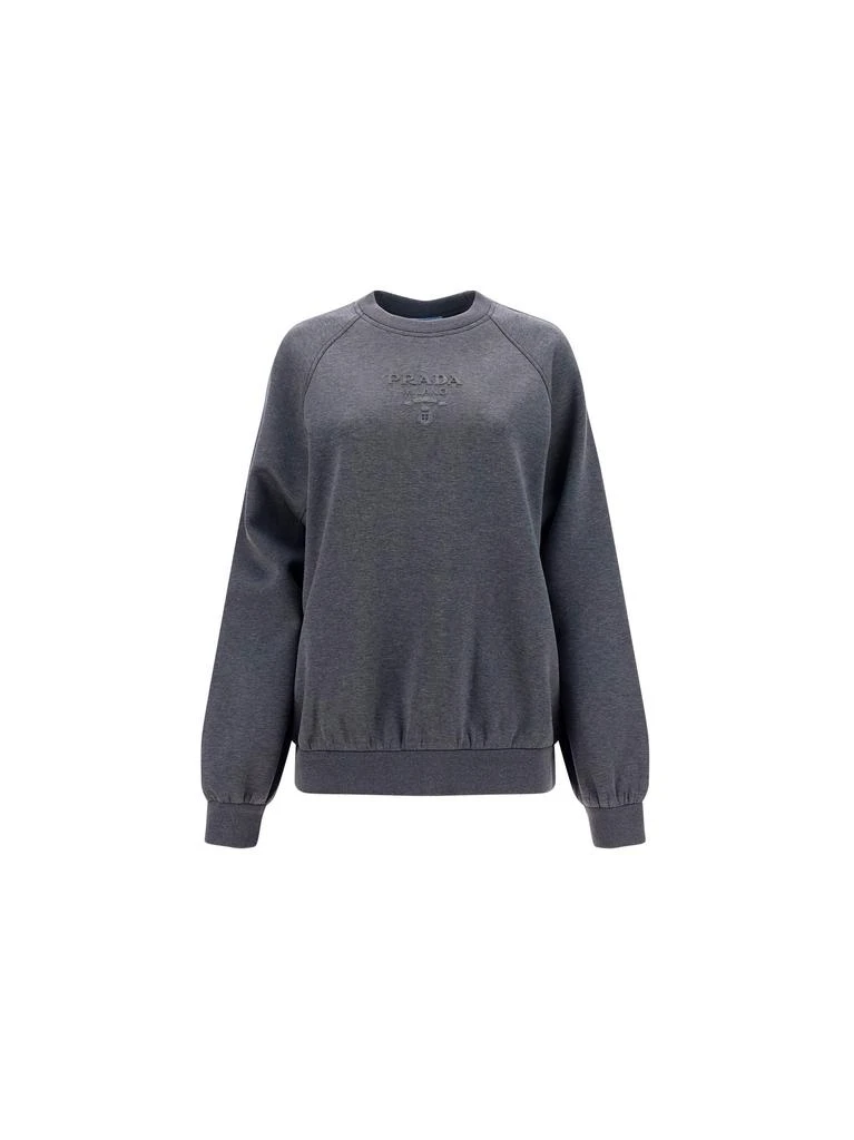 商品Prada|Prada women's grey other materials sweatshirt,价格¥9769,第1张图片