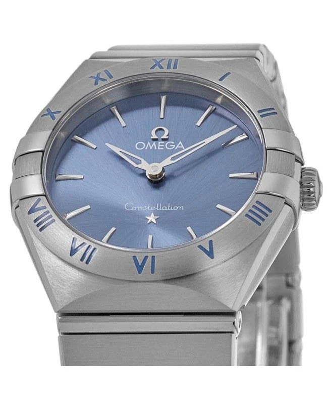 商品Omega|Omega Constellation Quartz 28 MM Blue Dial Steel Women's Watch 131.10.28.60.03.001,价格¥23213,第2张图片详细描述