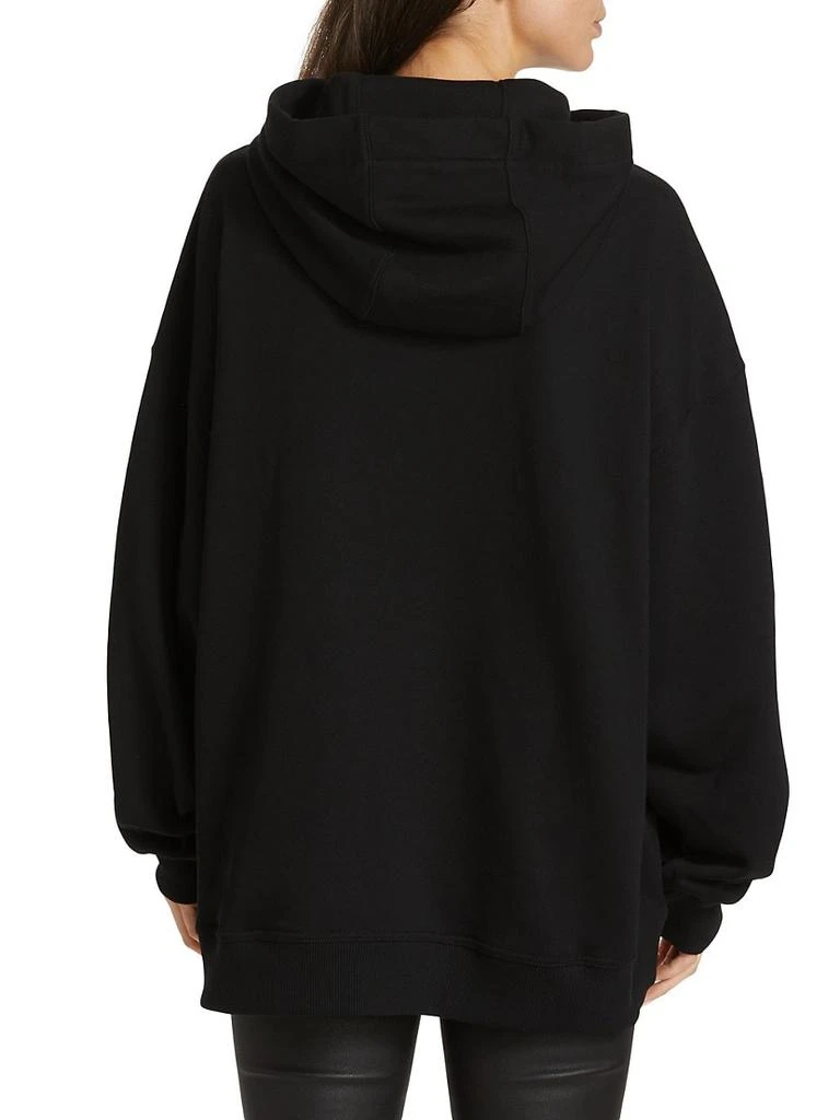 商品Burberry|Oversized Crystal-Embellished Cotton Hoodie,价格¥11616,第4张图片详细描述