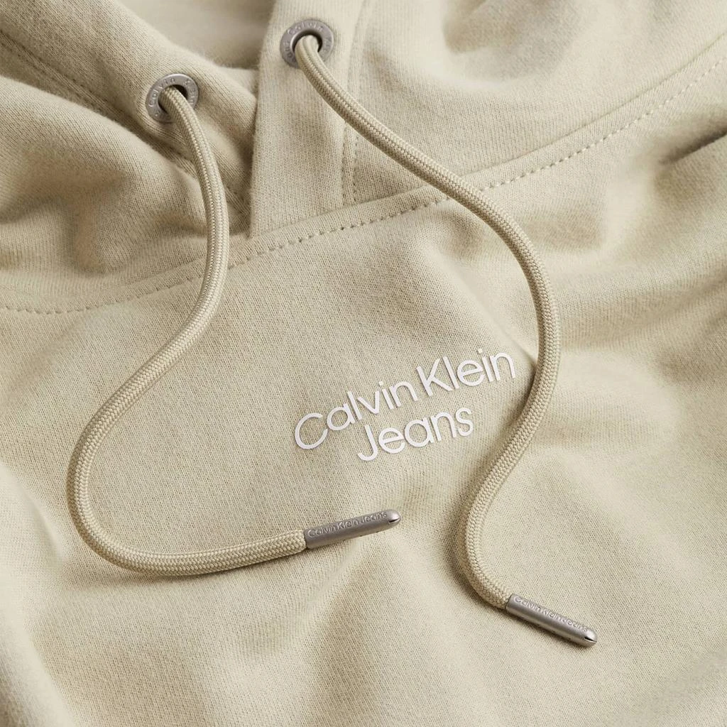 商品Calvin Klein|Calvin Klein Jeans Organic Cotton-Blend Stacked Logo Hoodie,价格¥596,第3张图片详细描述