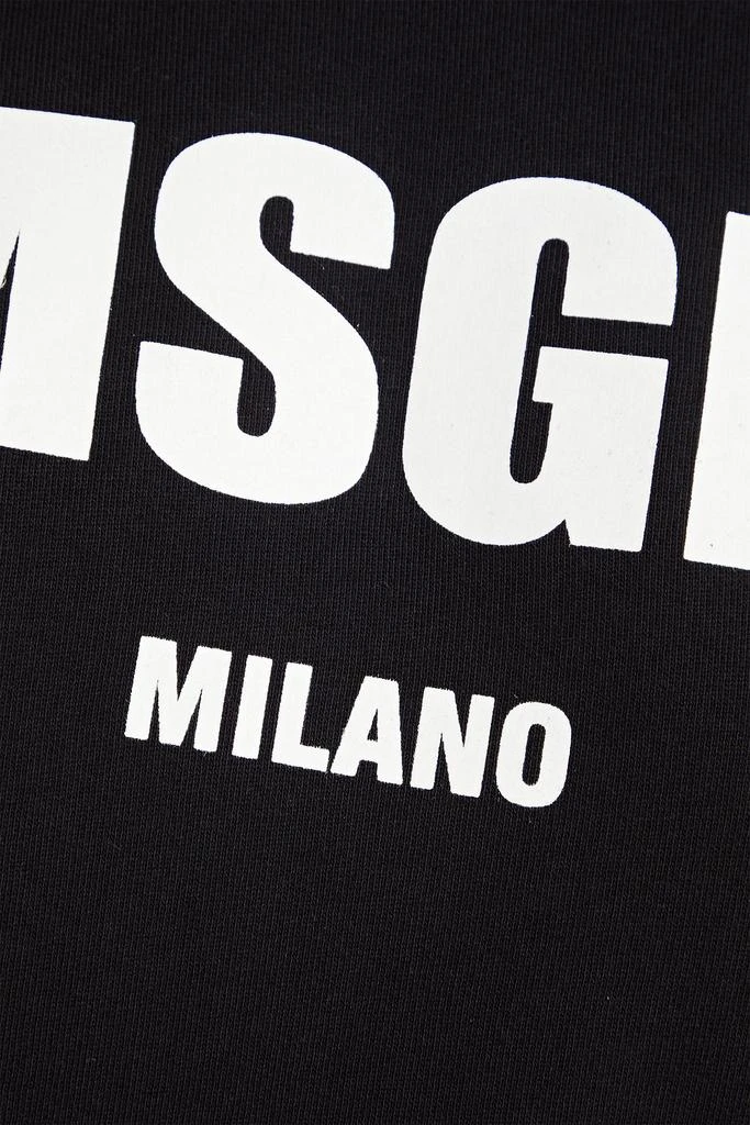 商品MSGM|Logo-print French cotton-terry sweatshirt,价格¥795-¥818,第4张图片详细描述