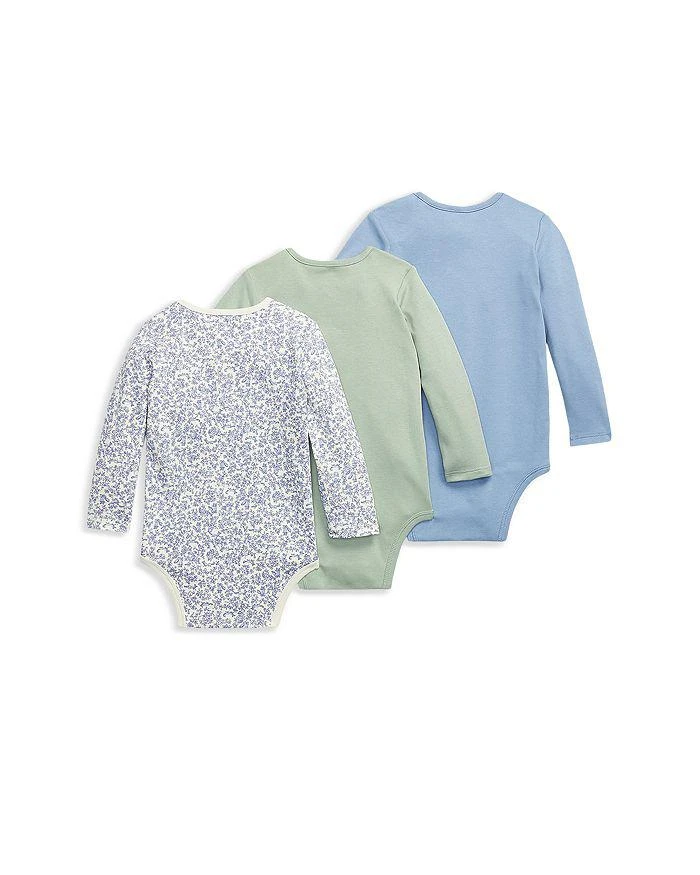 商品Ralph Lauren|Boys' Cotton Interlock Bodysuit 3 Pack - Baby,价格¥418,第2张图片详细描述