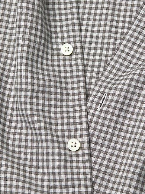 Premium Micro-Check Cotton Shirt 商品