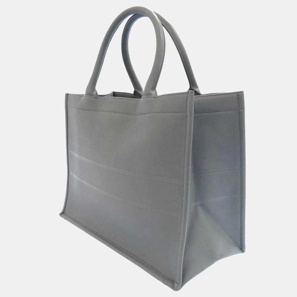 商品[二手商品] Dior|Dior Grey Oblique Large Leather Book Tote Bag,价格¥21010,第1张图片