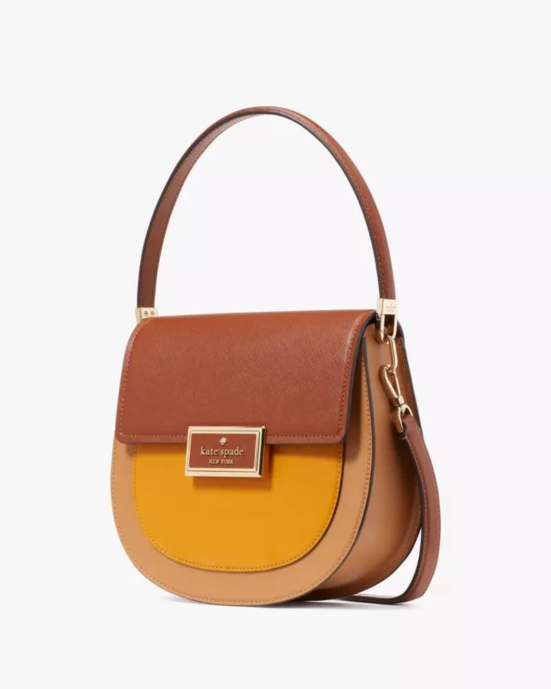 商品Kate Spade|Reegan Colorblock Saddle Bag,价格¥1065,第3张图片详细描述