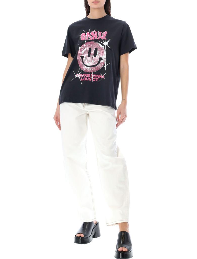 商品Ganni|Ganni Smiley Relaxed T-shirt,价格¥951,第6张图片详细描述