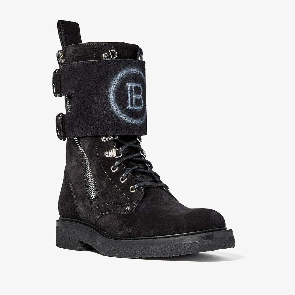 商品Balmain|Nick Suede Ranger Boot,价格¥5501,第2张图片详细描述