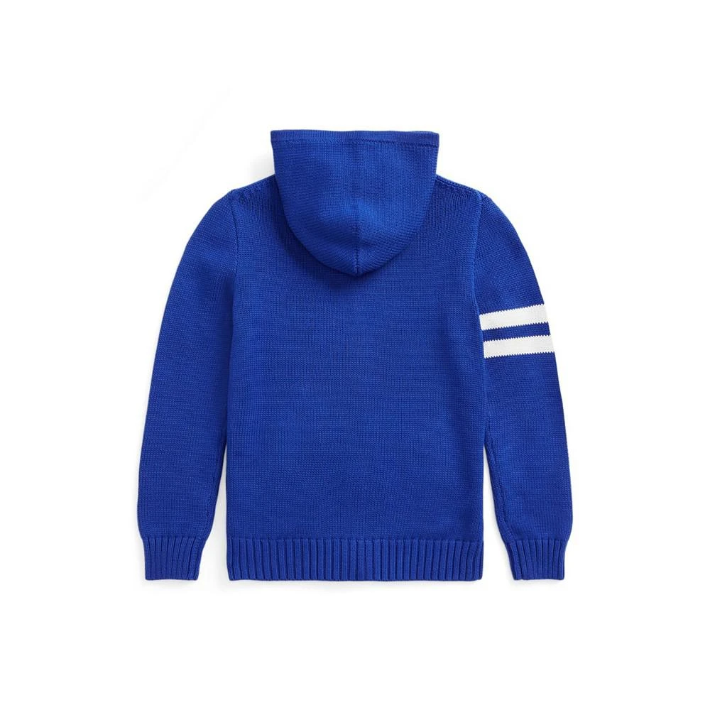 商品Ralph Lauren|Big Boys Logo Full Zip Sweater,价格¥242,第2张图片详细描述