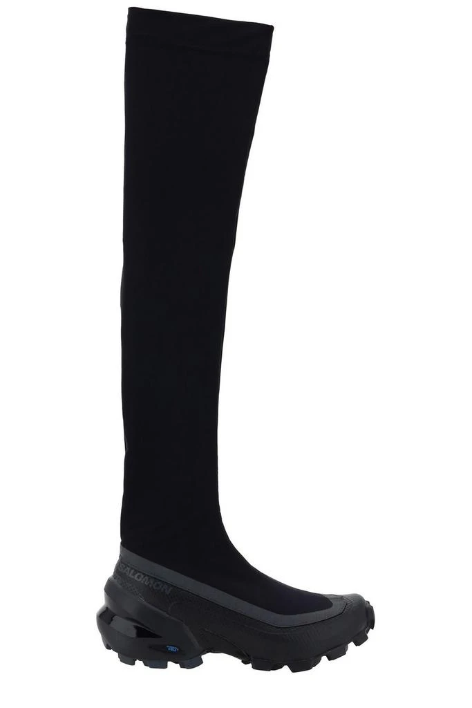 商品MM6|MM6 Maison Margiela X Salomon Thigh-Length Round-Toe Boots,价格¥2911,第1张图片