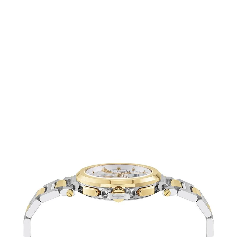 商品Salvatore Ferragamo|Women's Swiss Chronograph Legacy Two Tone Stainless Steel Bracelet Watch 40mm,价格¥8121,第2张图片详细描述