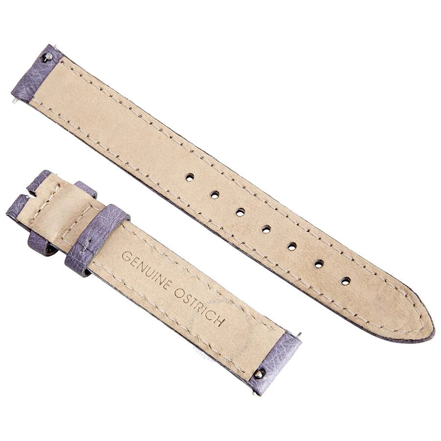 商品Hadley Roma|Agate Grey Ostrich 14 MM Strap,价格¥297,第2张图片详细描述