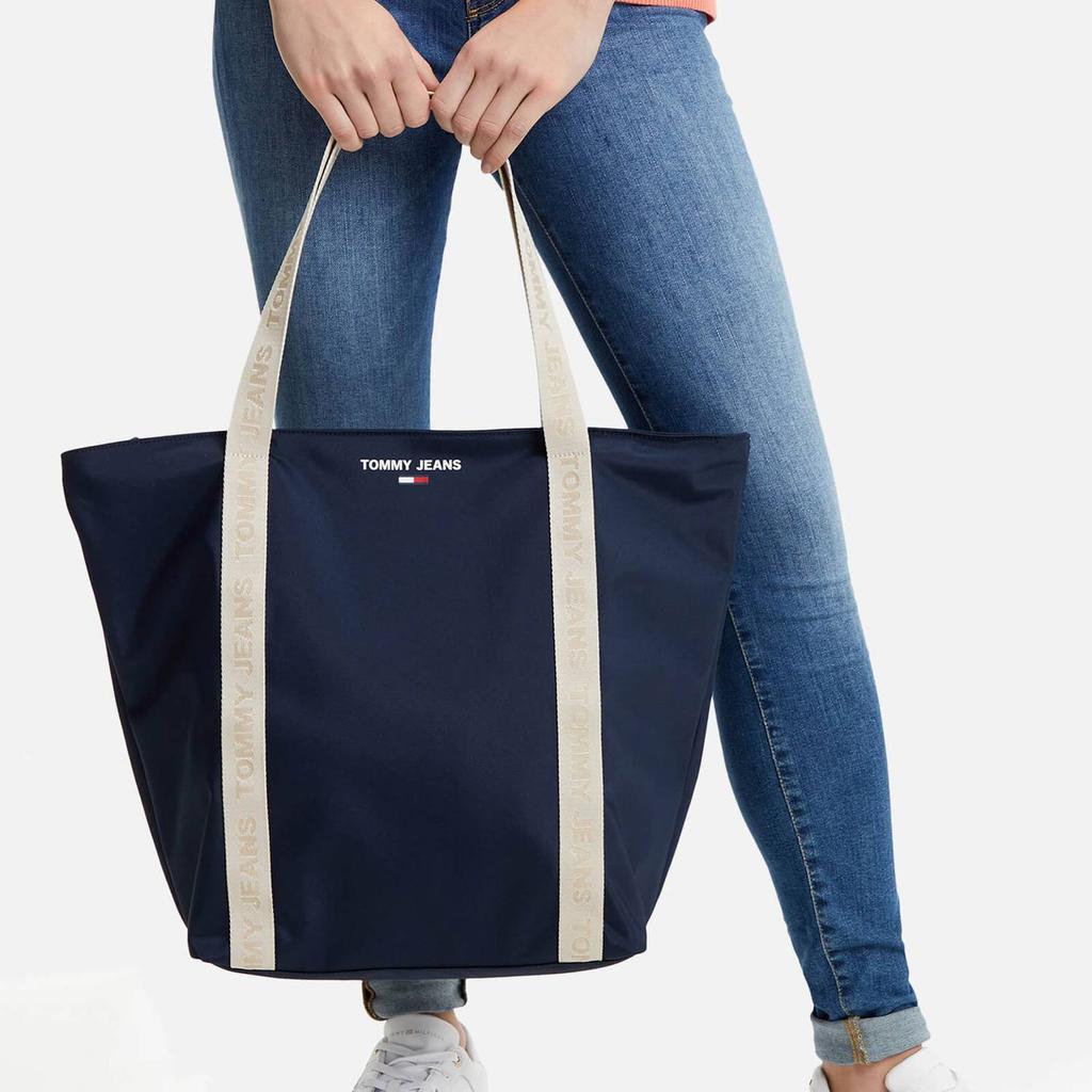 商品Tommy Jeans|Tommy Jeans Women's Essential Tote Bag - Navy,价格¥549,第4张图片详细描述