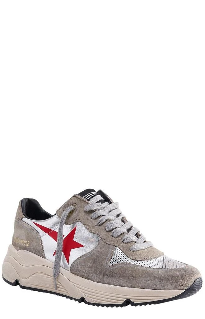 商品Golden Goose|Golden Goose Deluxe Brand Panelled Lace-Up Sneakers,价格¥2795,第2张图片详细描述