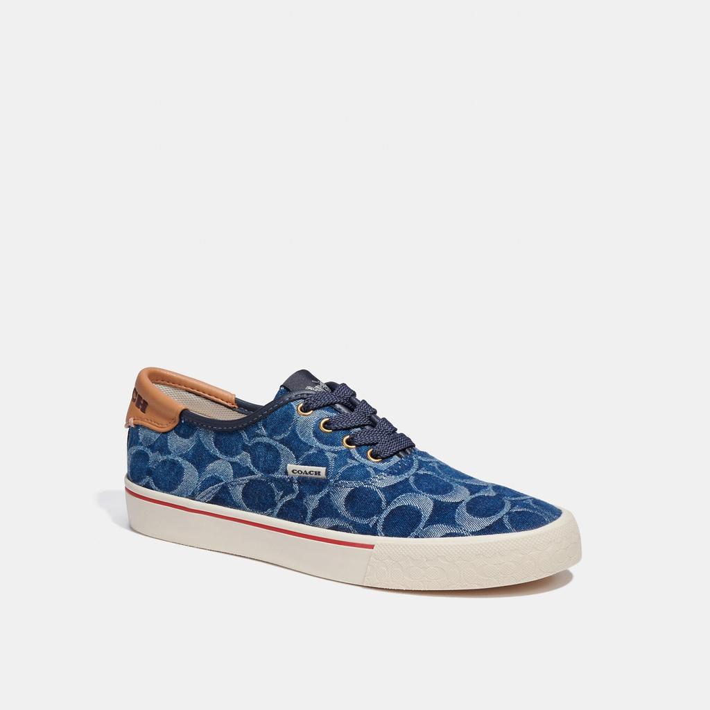 商品Coach|Coach Outlet Citysole Skate Sneaker In Signature Denim,价格¥595,第1张图片