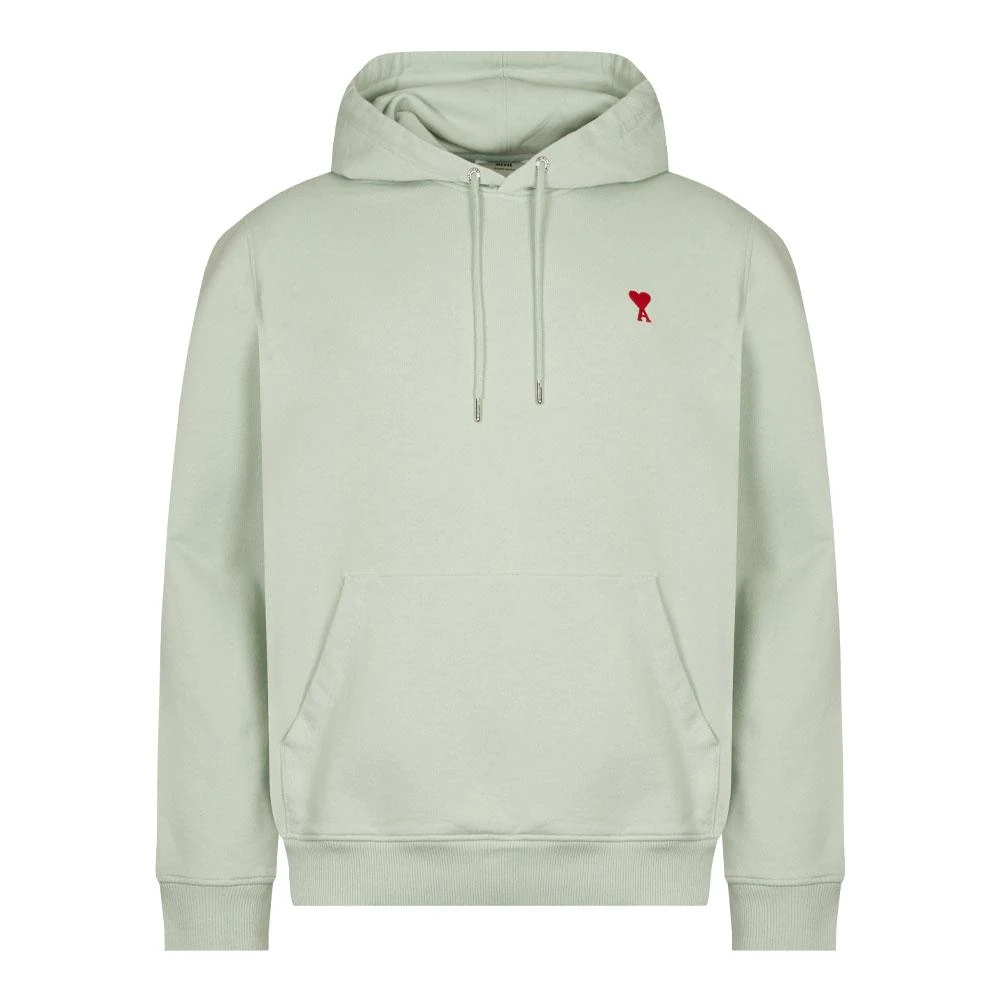 商品AMI|Ami Paris Ami De Coeur Hoodie - Pale Green,价格¥1047,第1张图片