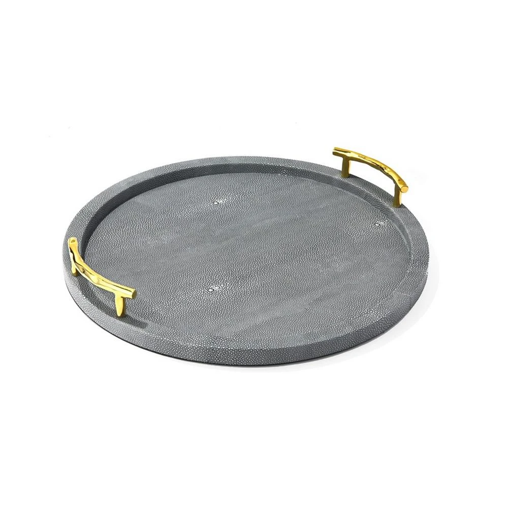 商品American Atelier|Round Tray with Handles, 14" x 19",价格¥414,第1张图片