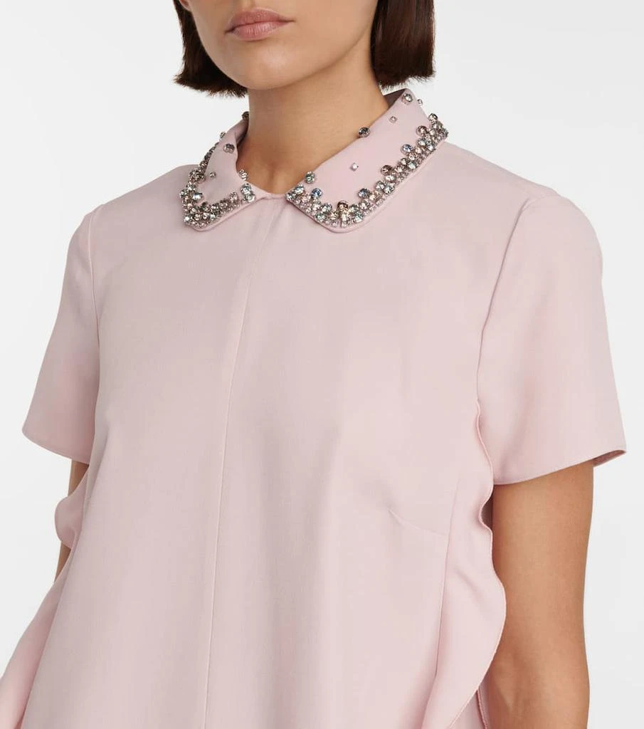 商品RED Valentino|荷叶边饰衬衫式迷你连衣裙,价格¥2223,第4张图片详细描述