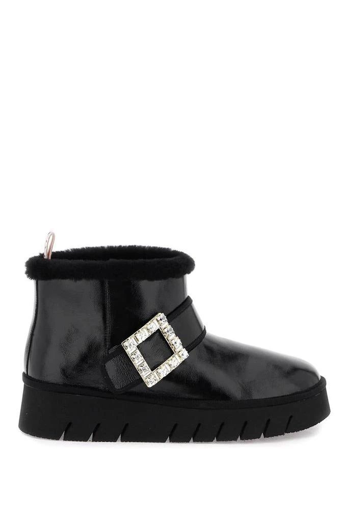 商品Roger Vivier|Roger vivier low ankle boots with strass buckle,价格¥8327,第1张图片