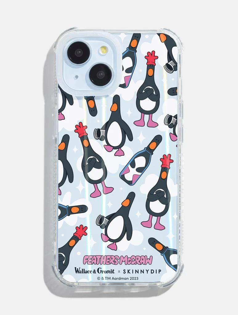 商品Skinnydip London|Wallace & Gromit x Skinnydip Feathers Shock iPhone Case,价格¥268,第2张图片详细描述