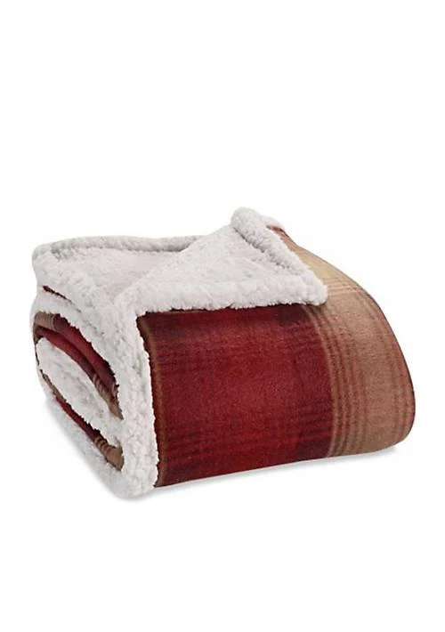 商品Eddie Bauer|Bauer Nordic Plaid Midnight Throw,价格¥324,第1张图片