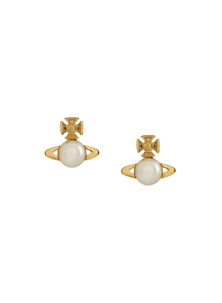 商品Vivienne Westwood|Vivienne Westwood Balbina Earrings - Gold Tone,价格¥832,第1张图片