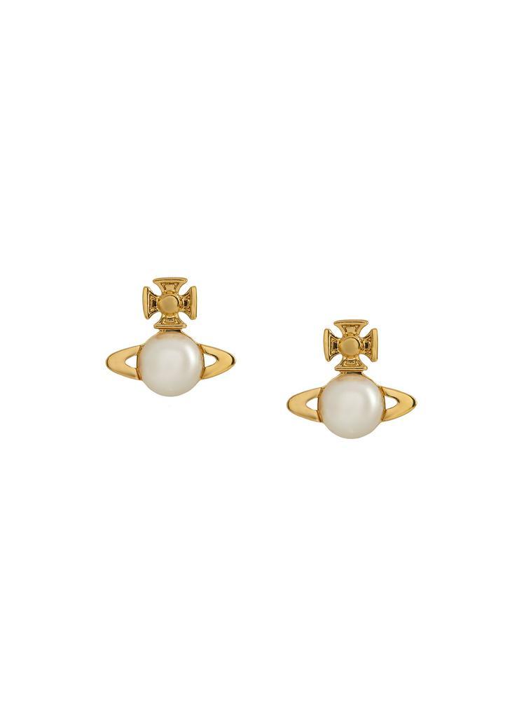 商品Vivienne Westwood|Vivienne Westwood Balbina Earrings - Gold Tone,价格¥823,第1张图片