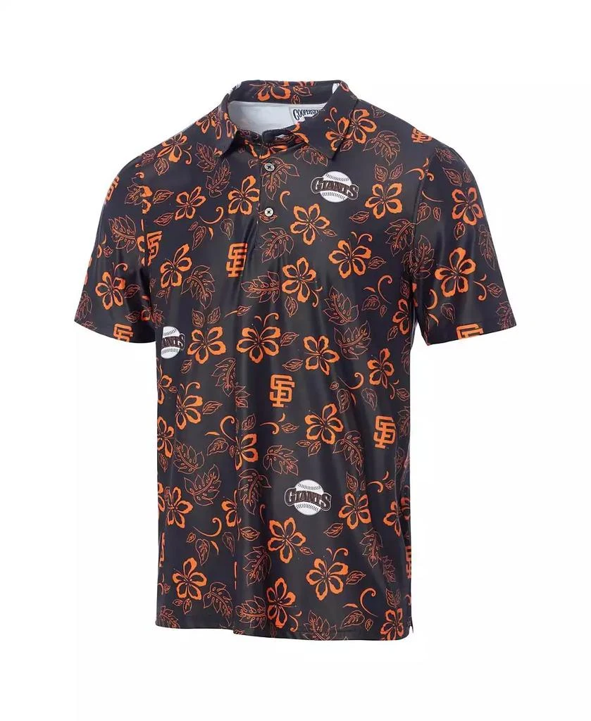 商品Reyn Spooner|Men's Black San Francisco Giants Cooperstown Collection Performance Polo Shirt,价格¥816,第3张图片详细描述