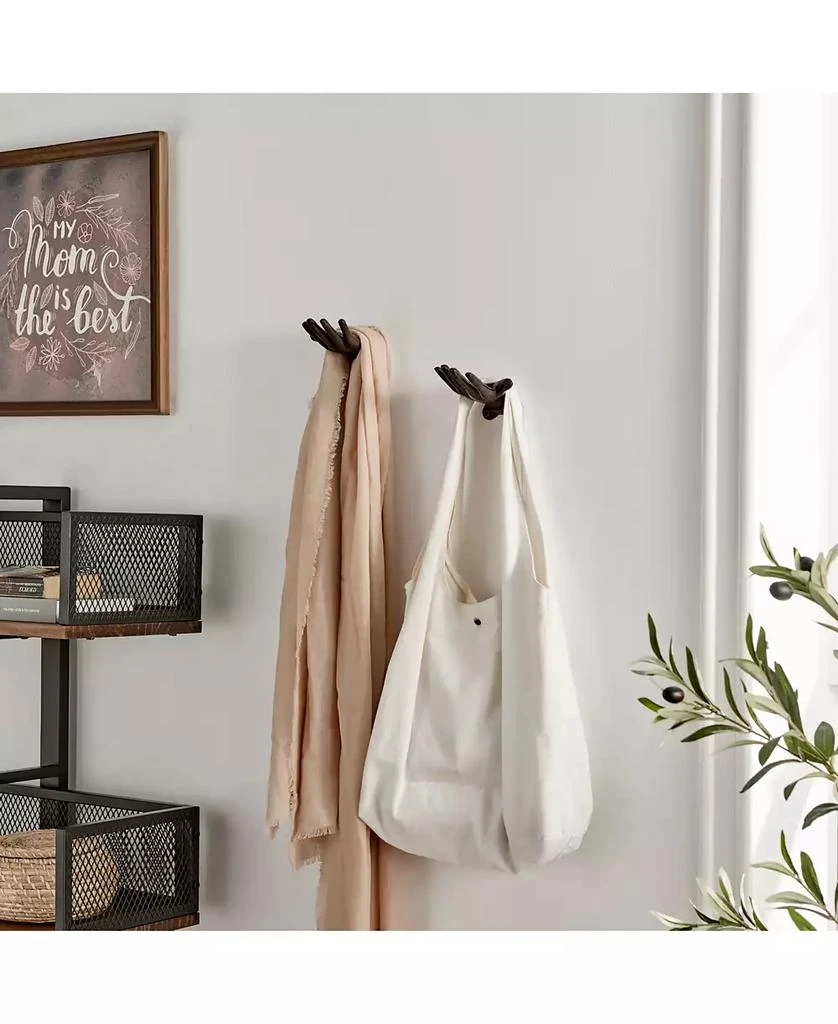 "Palms Up" Cast Iron 2-Piece Wall Mount Hook Set 商品