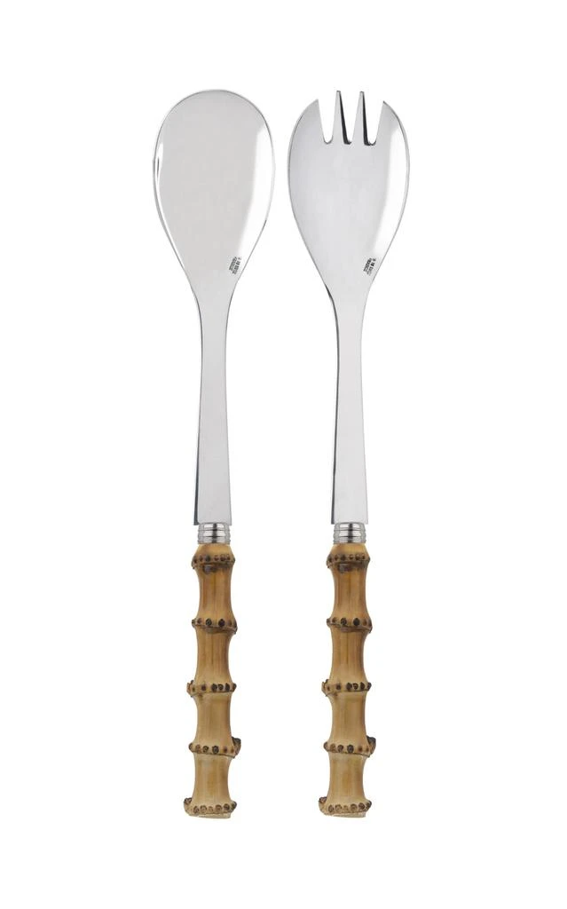 商品Sabre|Sabre - Panda Bamboo Two-Piece Salad Set - Brown - Moda Operandi,价格¥721,第1张图片