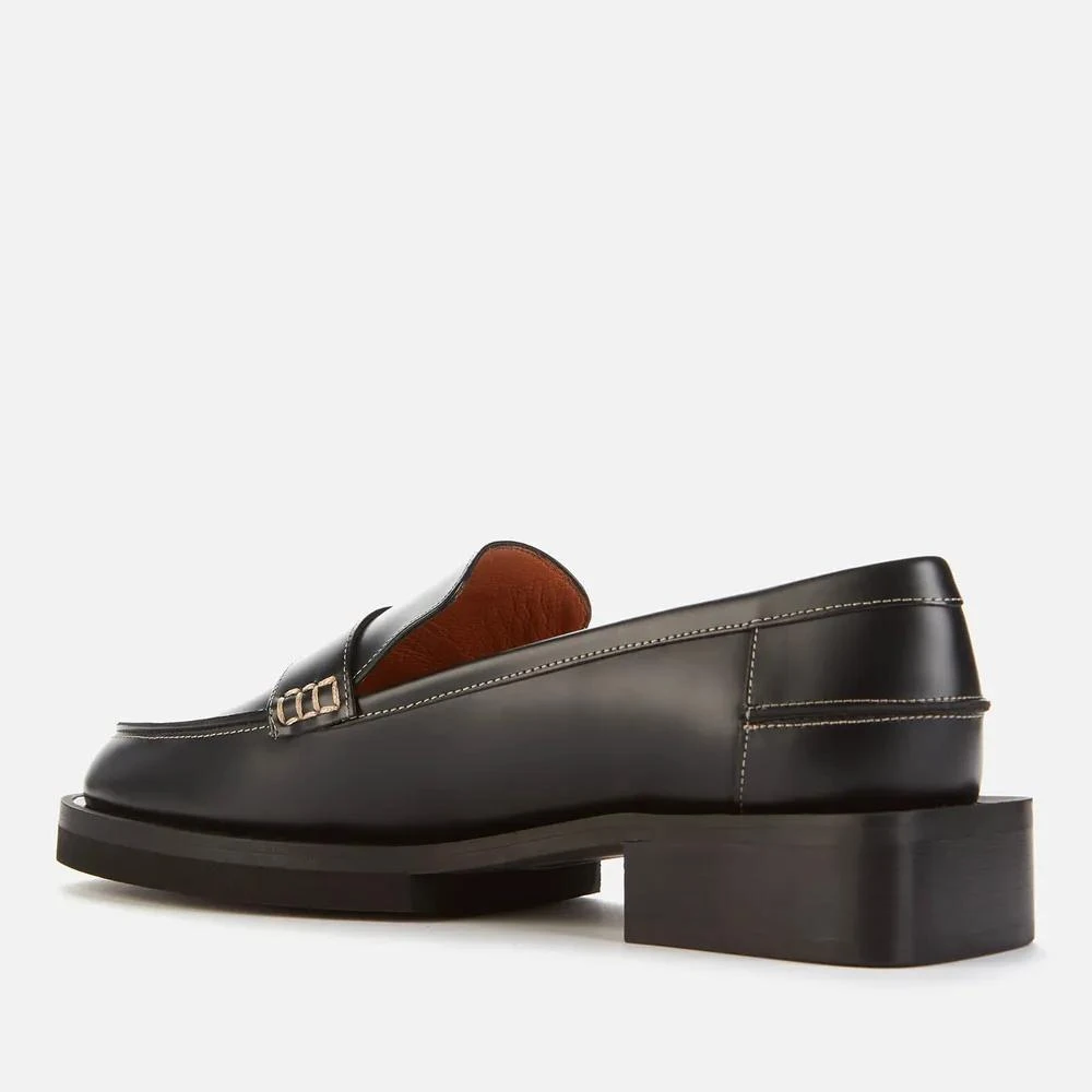 商品Ganni|Ganni Women's Jewel Leather Loafers,价格¥1803,第2张图片详细描述