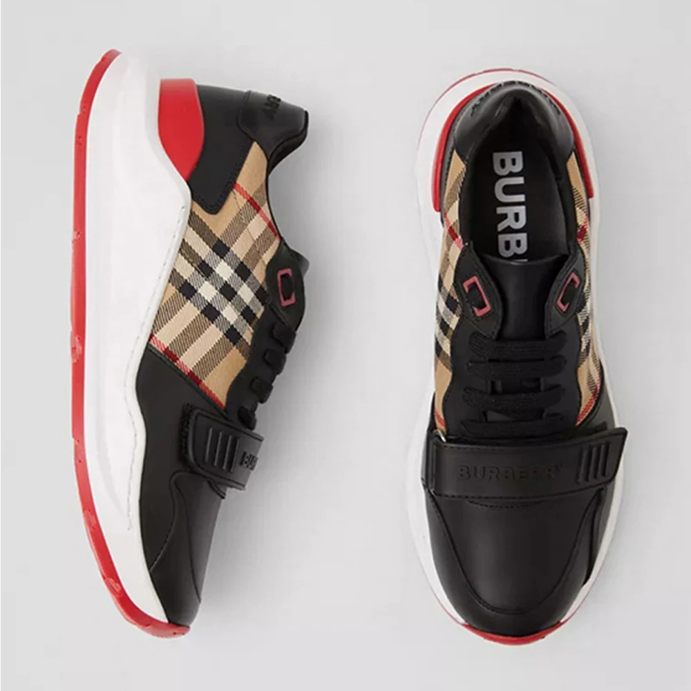 BURBERRY 女士黑色运动鞋 8038184 商品