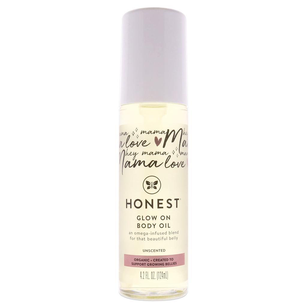 商品Honest|Honest Mom Care Glow On Body Oil - Unscented For Women 4.2 oz Body Oil,价格¥143,第1张图片
