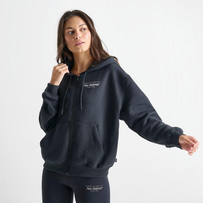 New Balance Women's New Balance Logo Full-Zip Hoodie