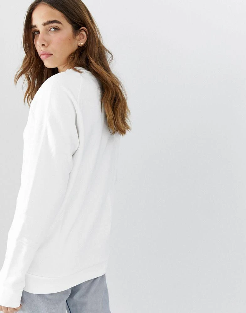商品Adidas|adidas Originals Essential crew neck sweatshirt in white,价格¥159,第2张图片详细描述