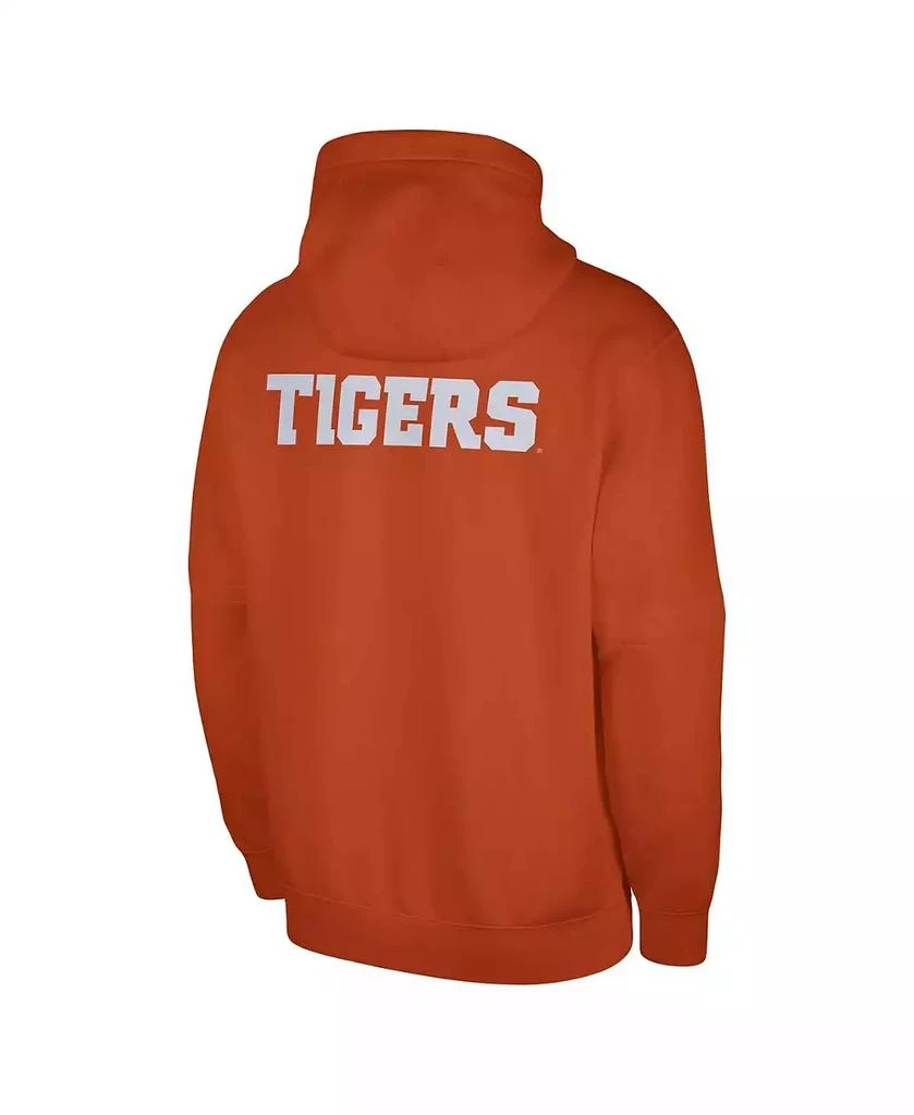 商品NIKE|Men's Orange Clemson Tigers Club Pullover Hoodie,价格¥392,第3张图片详细描述