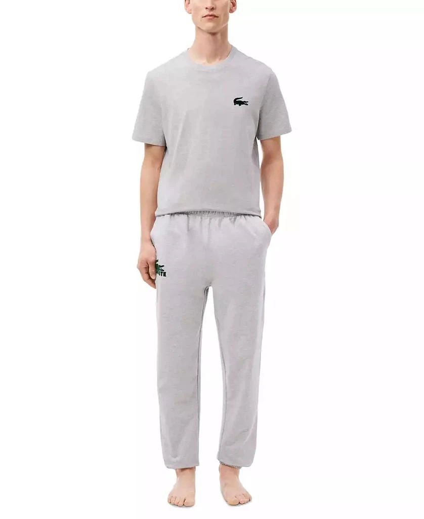 商品Lacoste|Men's Cotton Short-Sleeve Crewneck Sleep T-Shirt,价格¥286,第5张图片详细描述