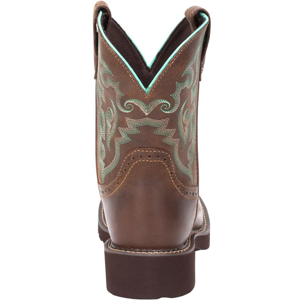 商品Justin Boots|Gemma Round Toe Cowboy Boots,价格¥757,第3张图片详细描述