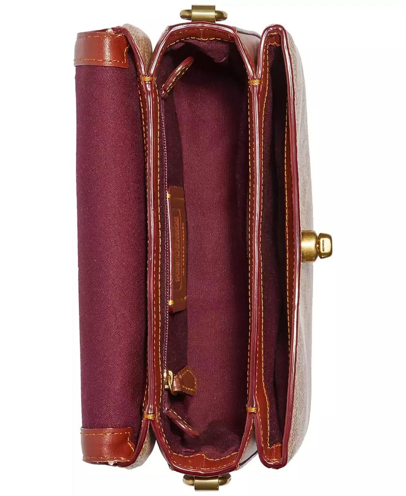 商品Coach|Cassie老花图层帆布手提斜挎包 邮差包,价格¥2185,第3张图片详细描述