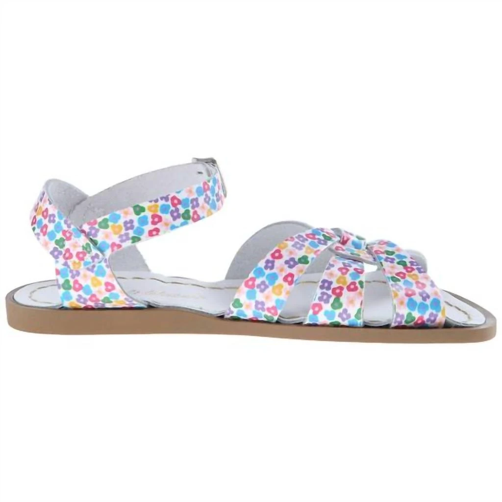 商品Salt Water Sandals|Toddler Girl's Floral Sandal In White,价格¥247,第3张图片详细描述