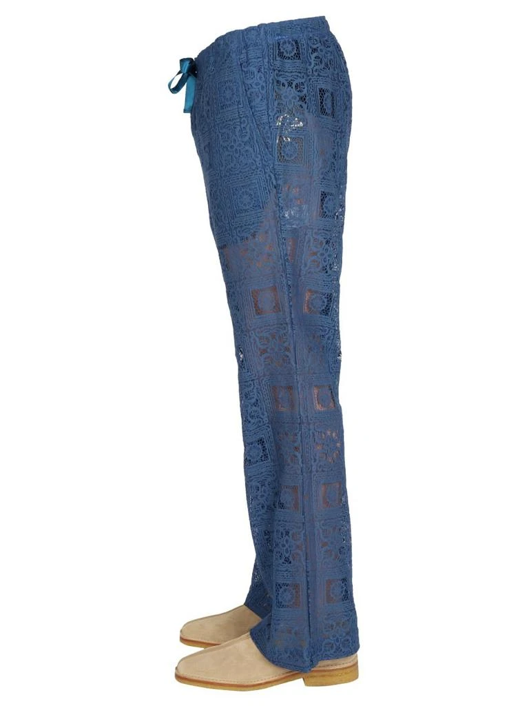 商品Needles|Needles Lace Detailed Drawstring Cropped Trousers,价格¥1273,第3张图片详细描述