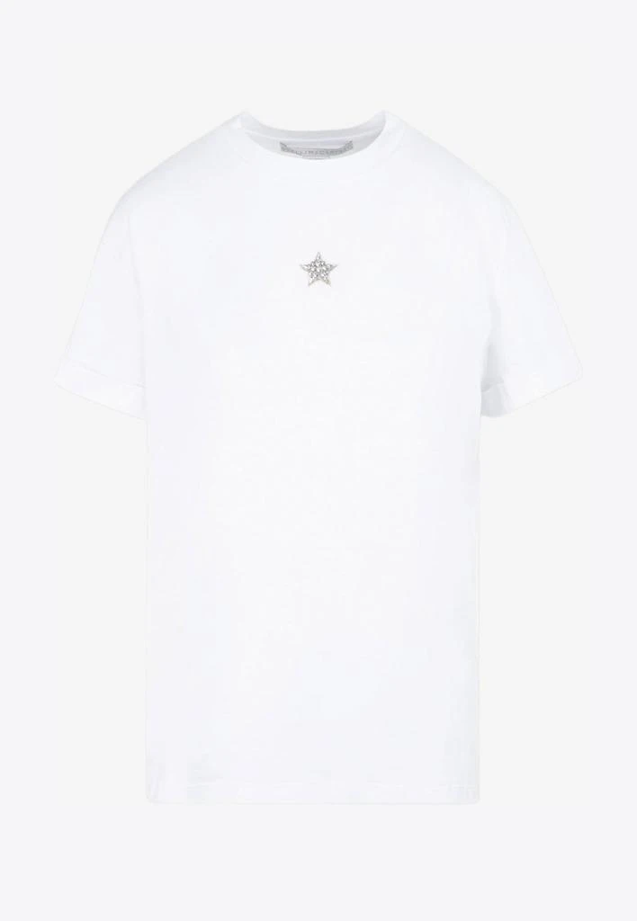 商品Stella McCartney|Mini Star Crystal T-shirt,价格¥1535,第1张图片