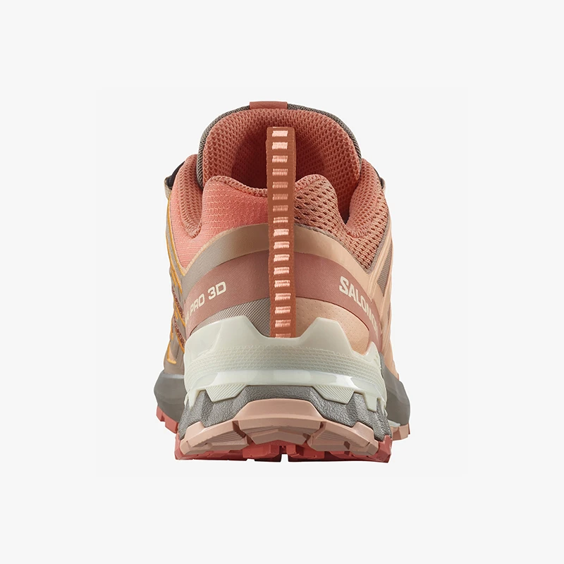 SALOMON 24新款 XP3V系列女士褐色三文鱼色纺织越野跑鞋 商品