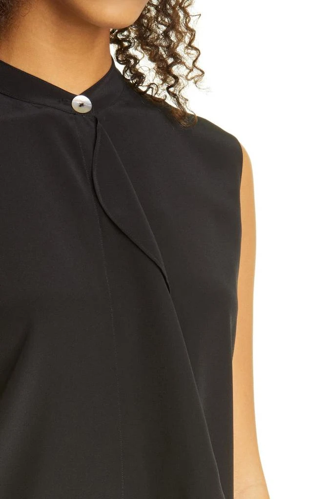 商品Vince|Sleeveless Ruffle Silk Blouse,价格¥985,第4张图片详细描述