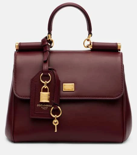 商品Dolce & Gabbana|Sicily M号皮革托特包,价格¥29477,第1张图片