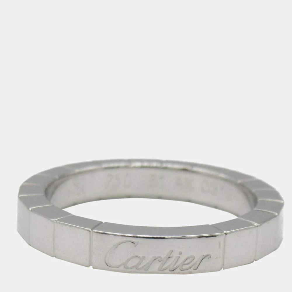商品[二手商品] Cartier|Cartier Lanieres Wedding Band 18K White Gold Ring EU 51,价格¥4881,第2张图片详细描述