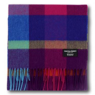 Gretna Green 100%羊毛围巾 - 彩色格子商品第1张图片规格展示