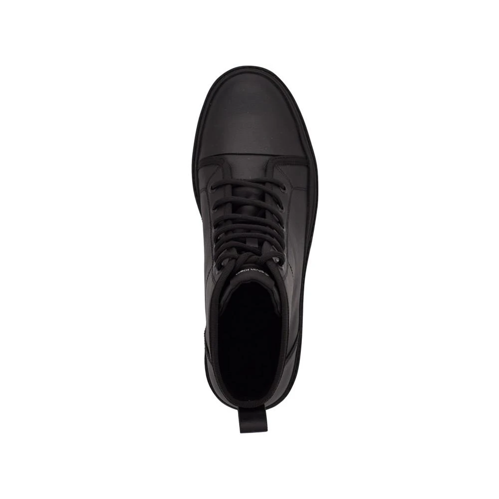 商品Calvin Klein|Men's Bsboot Lace Up Lug Sole Ankle Boots with a Round Toe,价格¥462,第5张图片详细描述