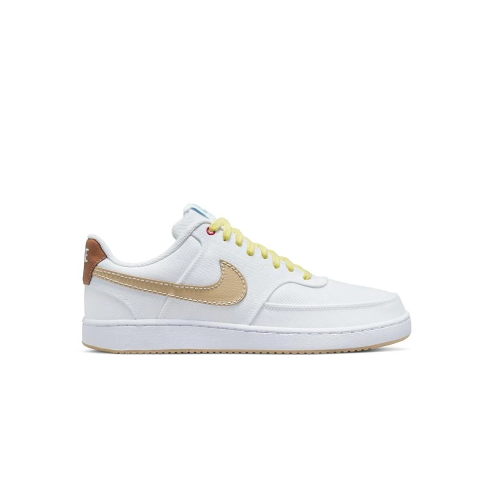 商品NIKE|Men's Court Vision Low Canvas Casual Sneakers from Finish Line,价格¥535,第2张图片详细描述