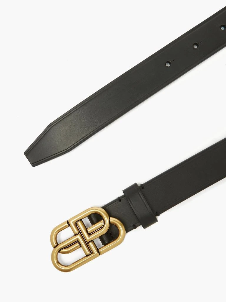 商品Balenciaga|BB-logo leather belt,价格¥3268,第4张图片详细描述